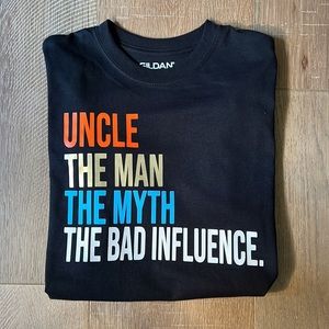 Brand New Mens Size M Crew Neck Short Sleeve T-Shirt for your favorite Uncle